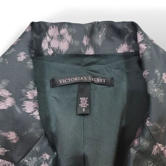 NEW Victoria's Secret Jessica Hart 2014 Jacquard Blazer Jacket in Gray/Pink Sz 0 - Picture 6 of 11